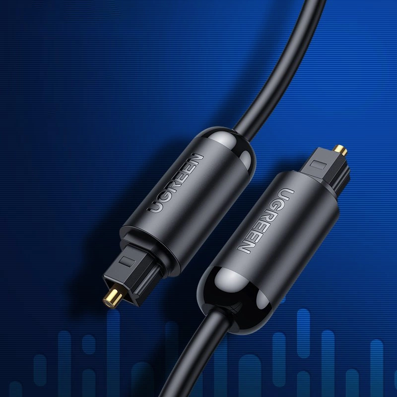 Optički audio kabel UGREEN AV122, Toslink / SPDIF, 1.5m, Crni