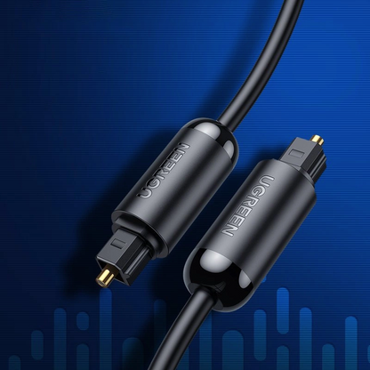 Optički audio kabel UGREEN AV122, Toslink / SPDIF, 1.5m, Crni