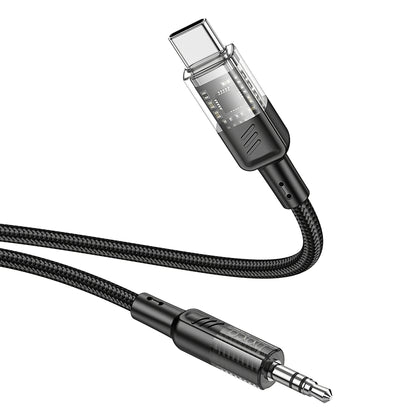 Audio kabel USB-C - 3.5mm HOCO UPA27, 1.2m, Crni