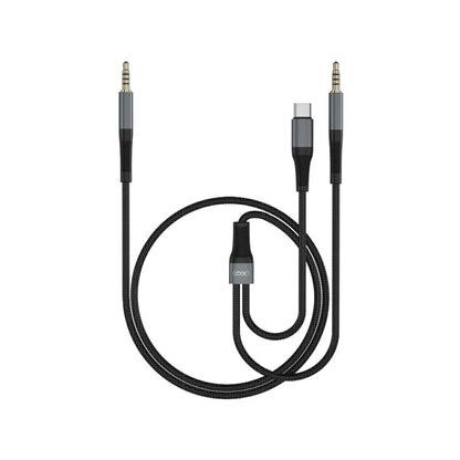 Audio kabel USB-C / 3.5mm - 3.5mm XO Design NB178B, 1m, Crn