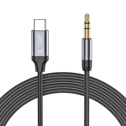 Audio kabel USB-C - 3.5mm Tech-Protect Ultraboost, 1m, Crni