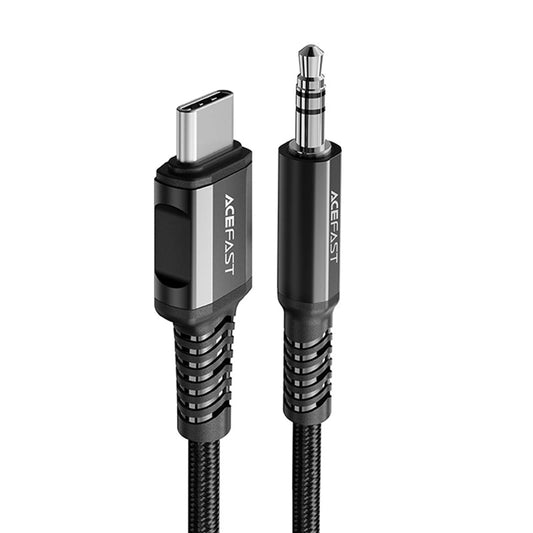 Audio kabel USB-C - 3.5mm Acefast C1-08, 1.2m, Crni