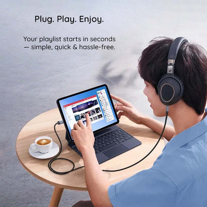 Audio kabel USB-C - 3.5mm Techsuit AC16 NexaSound, 1m, Sivi
