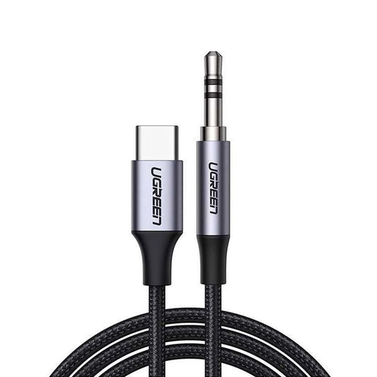 USB-C Audio Kabel - 3.5mm UGREEN CM450 (20192), 1m, Siva