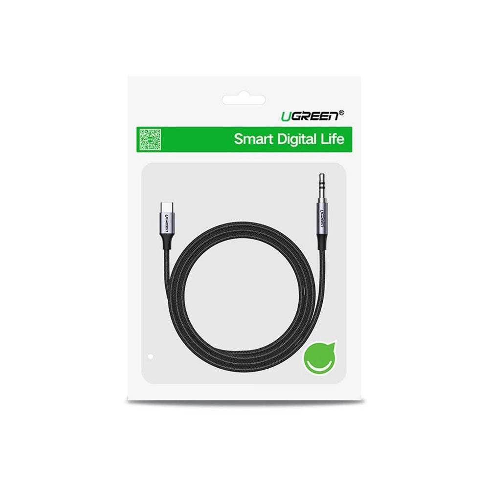 USB-C Audio Kabel - 3.5mm UGREEN CM450 (20192), 1m, Siva