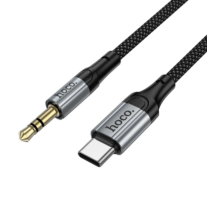 Audio kabel USB-C - 3.5mm HOCO UPA33B, 1.5m, Crni