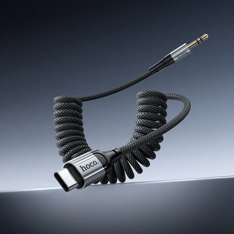 Audio kabel USB-C - 3.5mm HOCO UPA33B, 1.5m, Crni