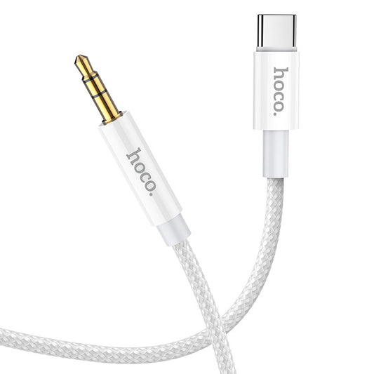 Audio kabel USB-C - 3.5mm HOCO UPA19, 1m, Srebrni