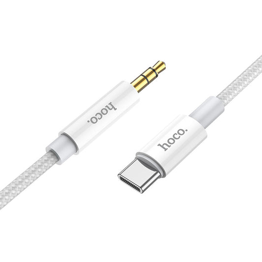 Audio kabel USB-C - 3.5mm HOCO UPA19, 1m, Srebrni