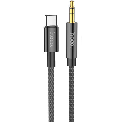 Audio kabel USB-C - 3.5mm HOCO UPA19, 1m, Crni