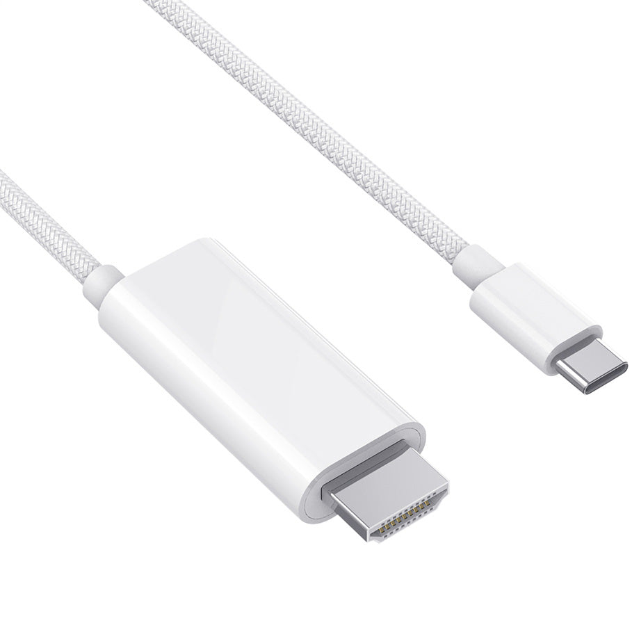 Audio i Video USB-C - HDMI kabel WiWu Wi-PS001, 1.8m, Bijeli