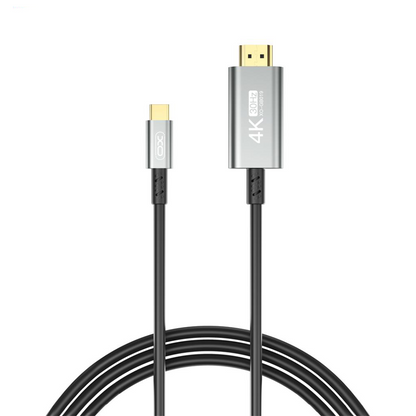 Audio i video kabel USB-C - HDMI XO Design GB019, 1.8m, Crni