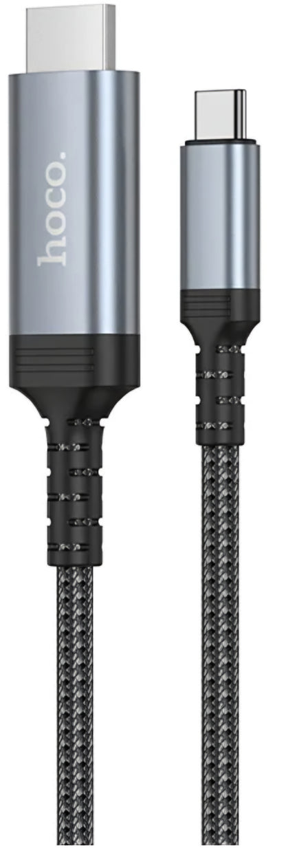 Audio i video kabel USB-C - HDMI HOCO UA43, 1.8m, sivi