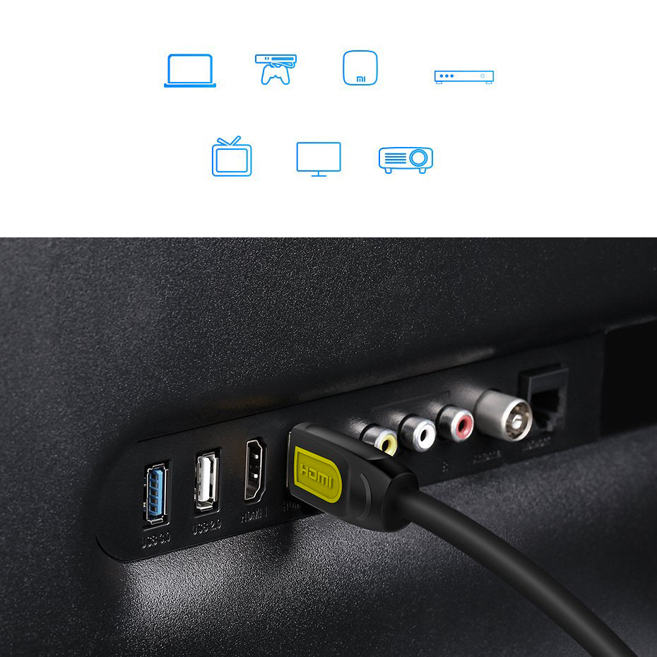 Video kabel UGREEN HD101, HDMI - HDMI, 4K, 2m, Crni