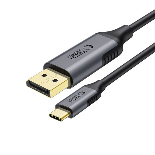 Audio i Video USB-C - DisplayPort Tech-Protect Ultraboost kabel, 1.8m, Crni