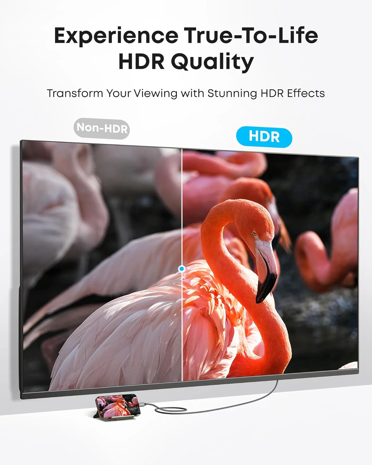 Audio i Video USB-C - HDMI Anker Nano kabel, 1.8m, Sivi A87E0H12
