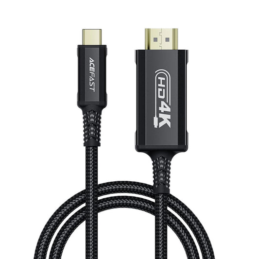 Audio i Video kabel USB-C - HDMI Acefast C1-10, 1.8m, Crni