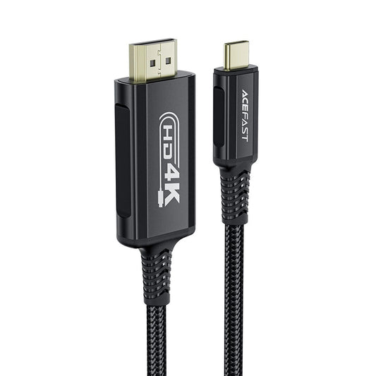 Audio i Video kabel USB-C - HDMI Acefast C1-10, 1.8m, Crni
