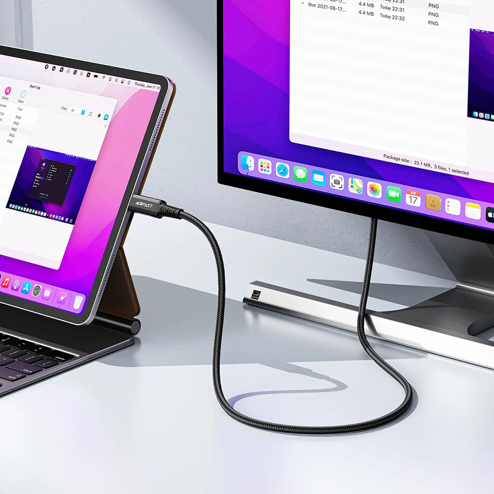 Audio i Video kabel USB-C - HDMI Acefast C1-10, 1.8m, Crni