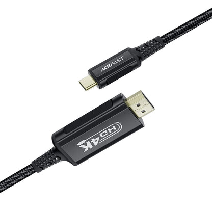 Audio i Video kabel USB-C - HDMI Acefast C1-10, 1.8m, Crni