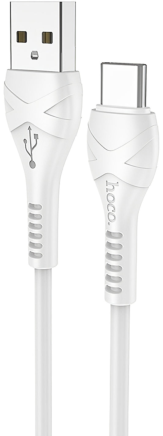 Kabel za prijenos podataka i punjenje USB-A - USB-C HOCO X37, 18W, 1m, Bijeli