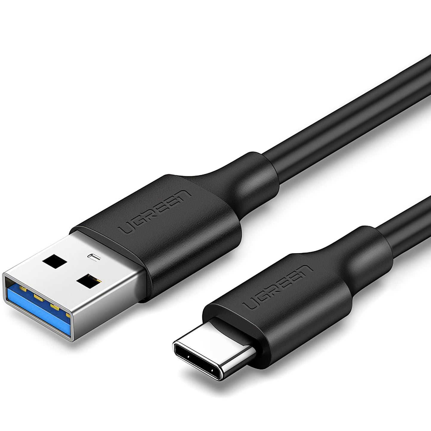 Kabel za podatke i punjenje USB-A - USB-C UGREEN US184, 60W, 2m, Crni