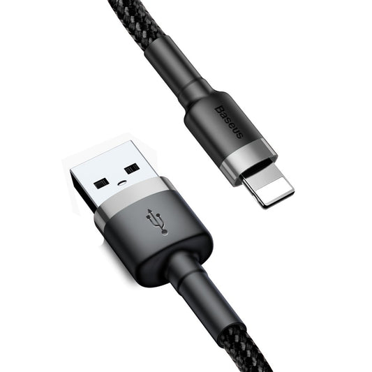 Kabel za podatke i punjenje USB-A - Lightning Baseus Cafule, 18W, 3m, Sivi CALKLF-RG1
