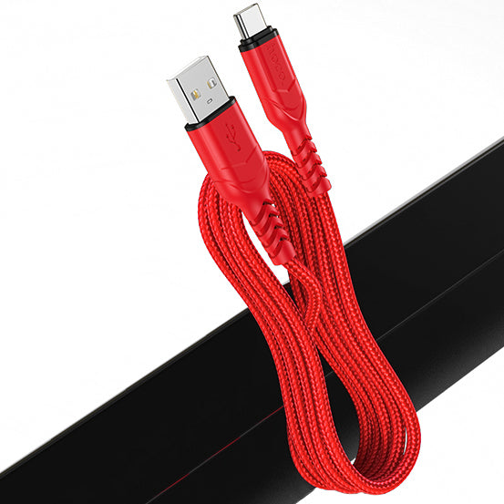 Kabel za podatke i punjenje USB-A - USB-C HOCO X59 Victory, 18W, 1m, Crveni