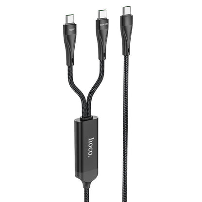 Kabel za Prijenos Podataka i Punjenje USB-C - USB-C HOCO U102 Super, 100W, 1.2m, Crni