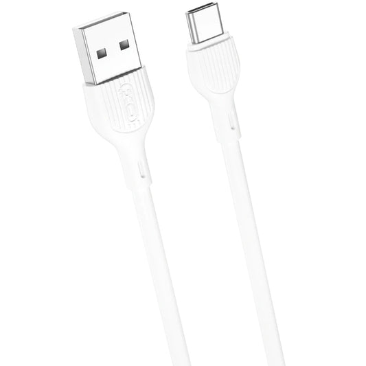 Kabel za podatke i punjenje USB-A - USB-C XO Design NB200, 10W, 1m, Bijeli