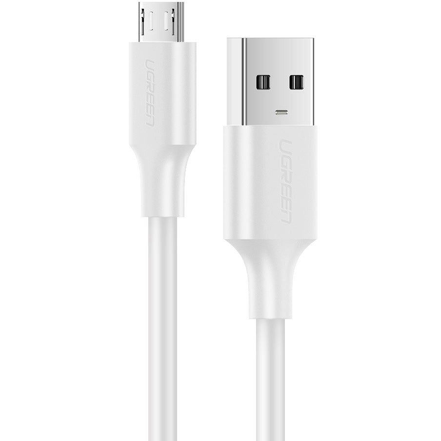 Kabel za prijenos podataka i punjenje USB-A - microUSB UGREEN US289, 18W, 1.5m, Bijela