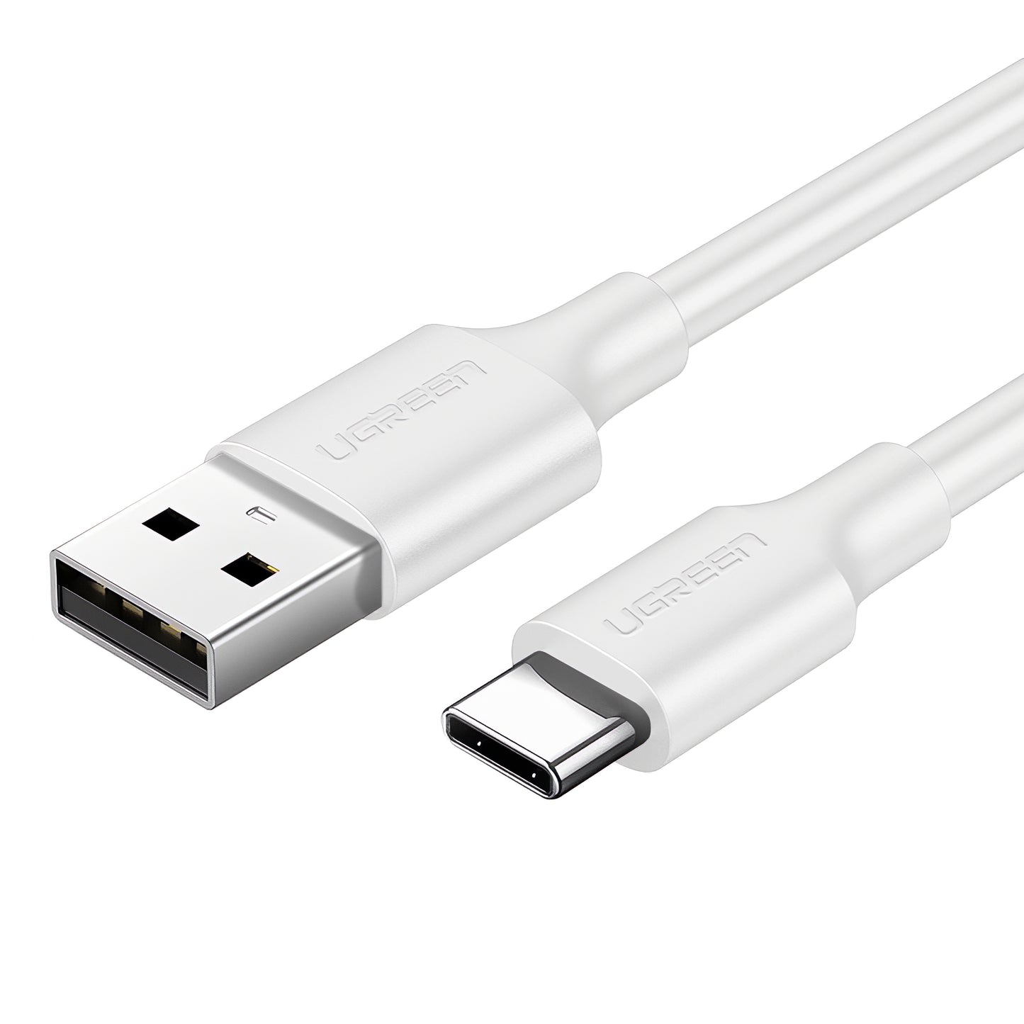 Kabel za Prijenos Podataka i Punjenje USB-A - USB-C UGREEN US287, 60W, 1m, Bijeli