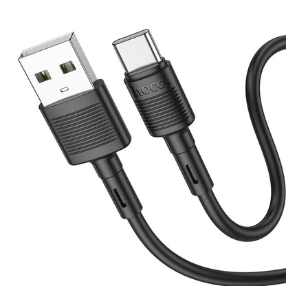 Kabel za prijenos podataka i punjenje USB-A - USB-C HOCO X83 Victory, 20W, 1m, Crni