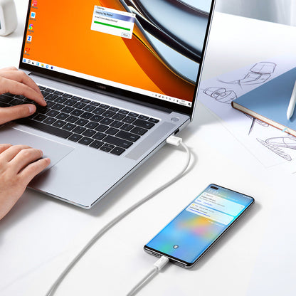 Kabel za podatke i punjenje USB-A - USB-C Baseus Dynamic Series, 100W, 1m, Bijeli CALD000602