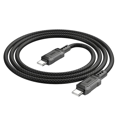 Kabel za Prijenos Podataka i Punjenje USB-C - USB-C HOCO Leader X94, 60W, 1m, Crni