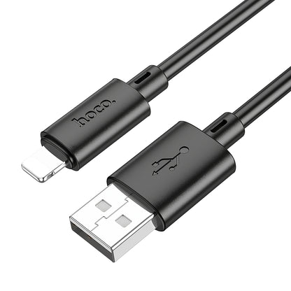 Kabel za Prijenos Podataka i Punjenje USB-A - Lightning HOCO X88, 18W, 1m, Crni