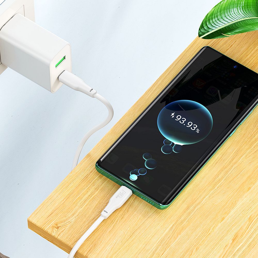 Kabel za Prijenos Podataka i Punjenje USB-C - USB-C HOCO X93, 100W, 1m, Bijeli