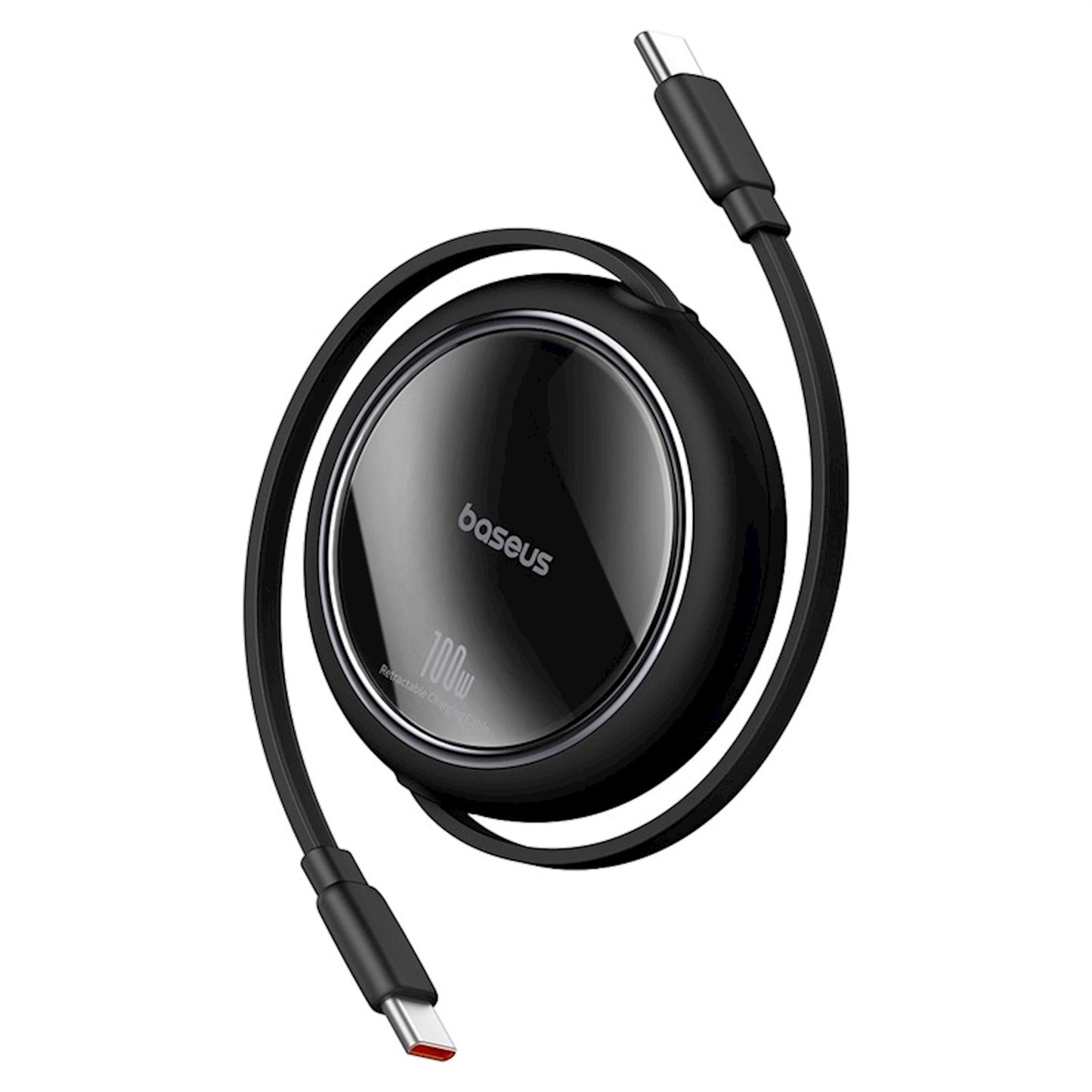 Kabel za Prijenos Podataka i Punjenje USB-C - USB-C Baseus Free2Draw Mini Povlačni, 100W, 1m, Crni P10364500111-00