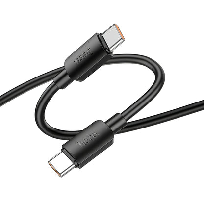 Kabel za podatke i punjenje USB-C - USB-C HOCO X96, 100W, 1m, Crni