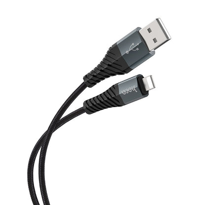 Kabel za Prijenos Podataka i Punjenje USB-A - Lightning HOCO X38 Cool, 18W, 1m, Crni