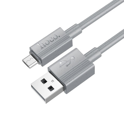 Kabel za prijenos podataka i punjenje USB-A - microUSB HOCO X107, 18W, 1m, Sivi