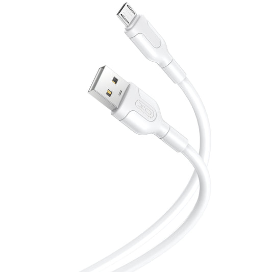 Kabel za podatke i punjenje USB-A - microUSB XO Design NB212, 18W, 1m, Bijeli