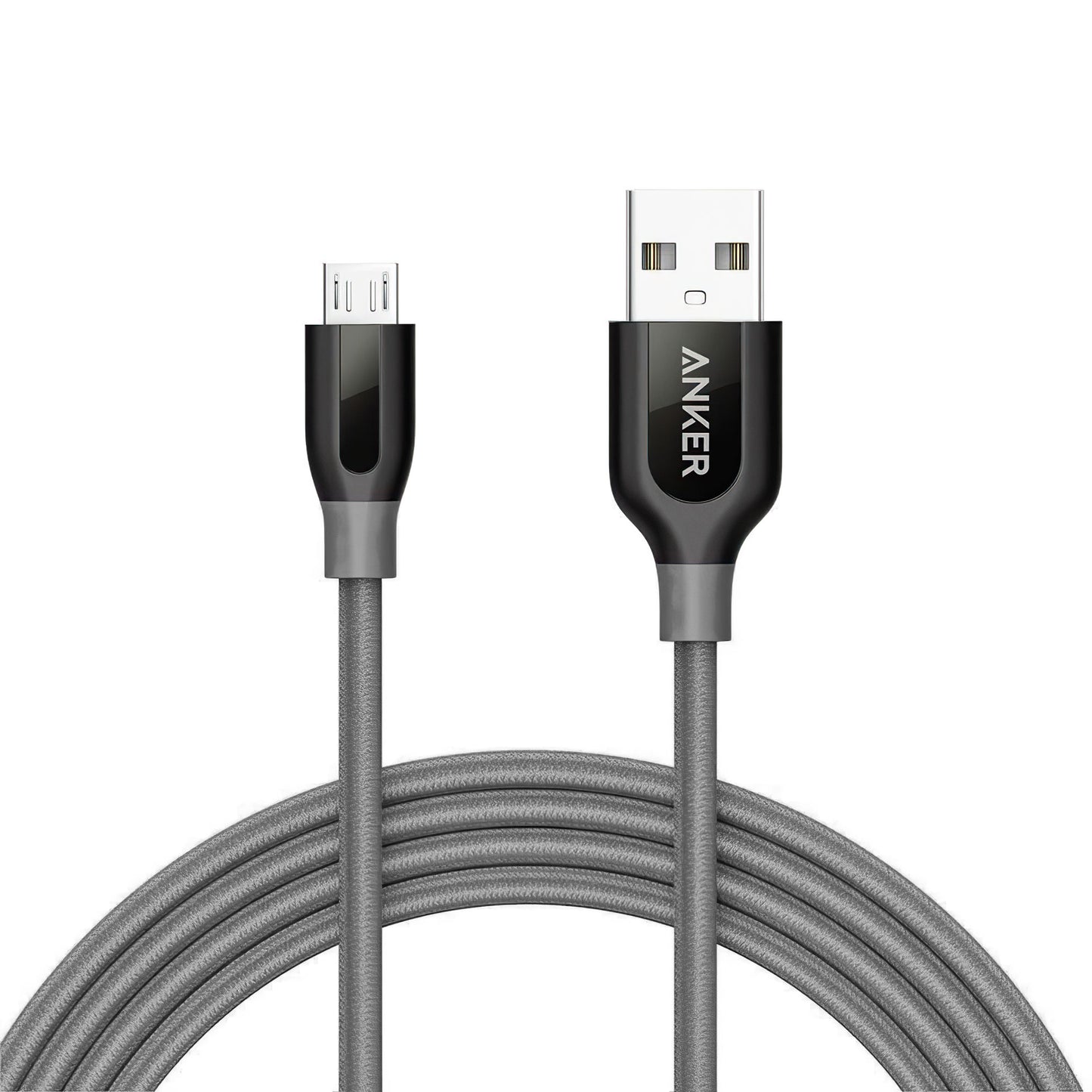 Kabel za Prijenos Podataka i Punjenje USB-A - microUSB Anker PowerLine+, 18W, 1.8m, Sivi A8143HA1