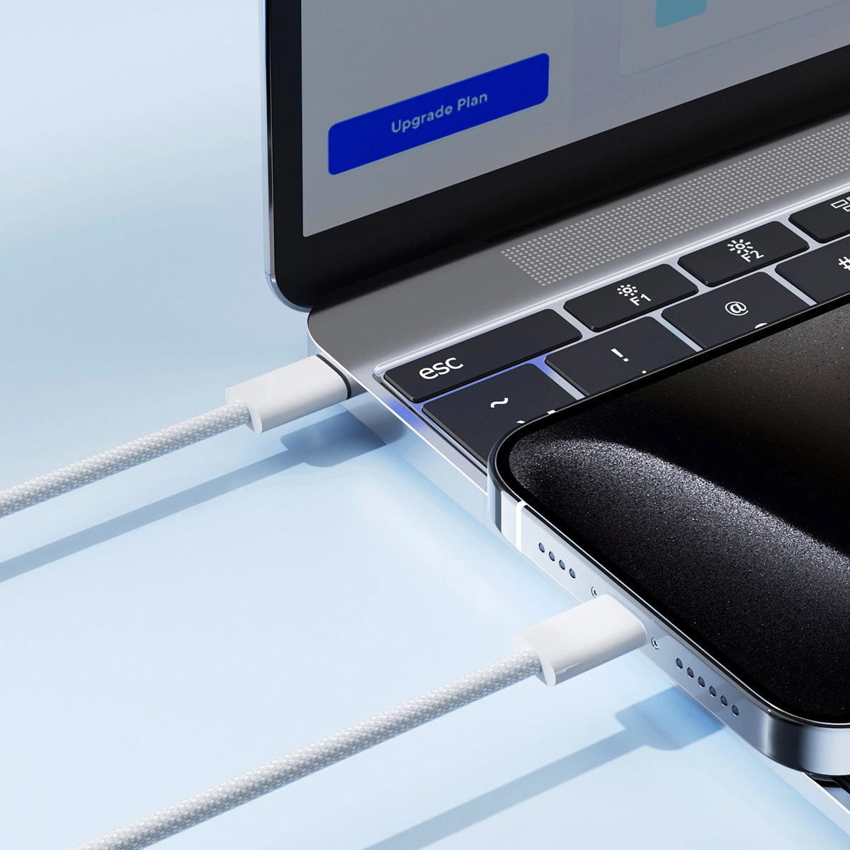 Kabel za Prijenos Podataka i Punjenje USB-C - USB-C Joyroom S-A45, 60W, 1m, Bijeli