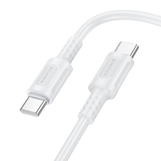 Kabel za Prijenos Podataka i Punjenje USB-C - USB-C Borofone BX111 Feliz, 60W, 1m, Bijeli