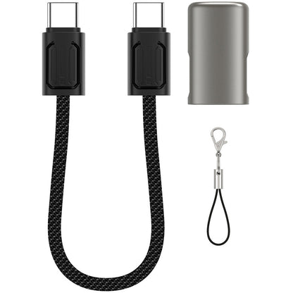 Kabel za Prijenos Podataka i Punjenje USB-C - USB-C WiWu Wi-C040, 100W, 0.15m, Crni
