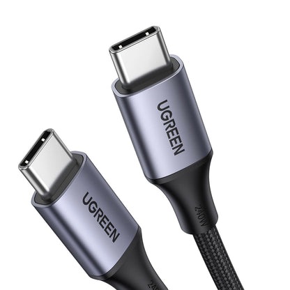Kabel za Prijenos Podataka i Punjenje USB-C - USB-C UGREEN US535, 240W, 2m, Sivi