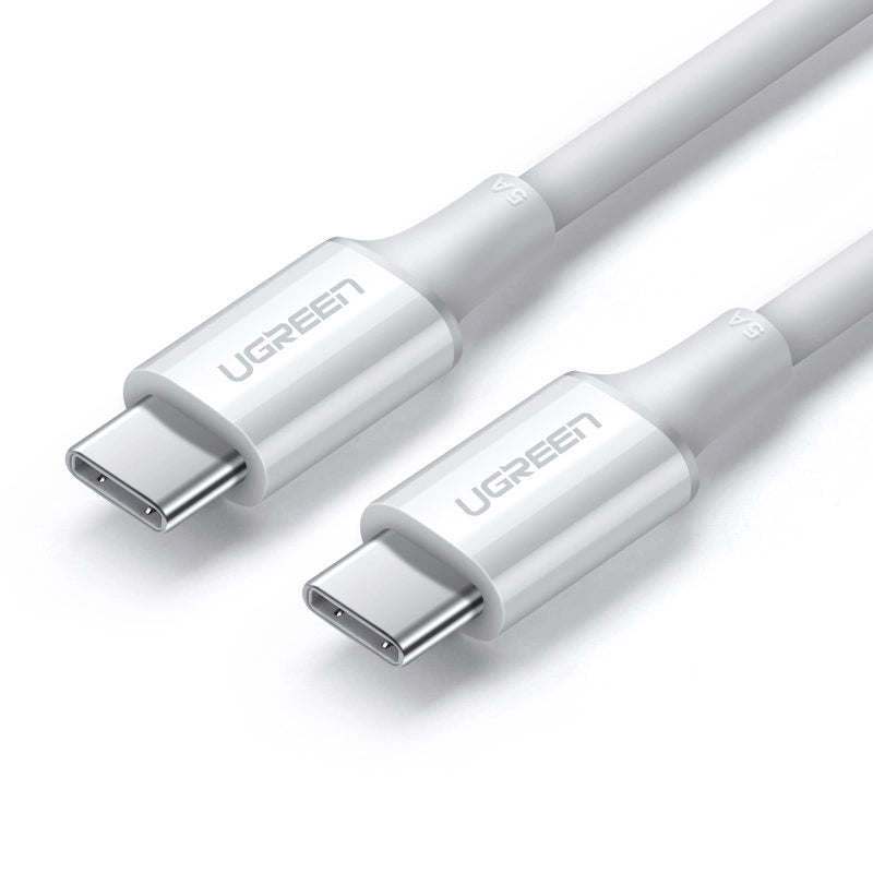 Kabel za Prijenos Podataka i Punjenje USB-C - USB-C UGREEN US300, 100W, 1m, Bijeli