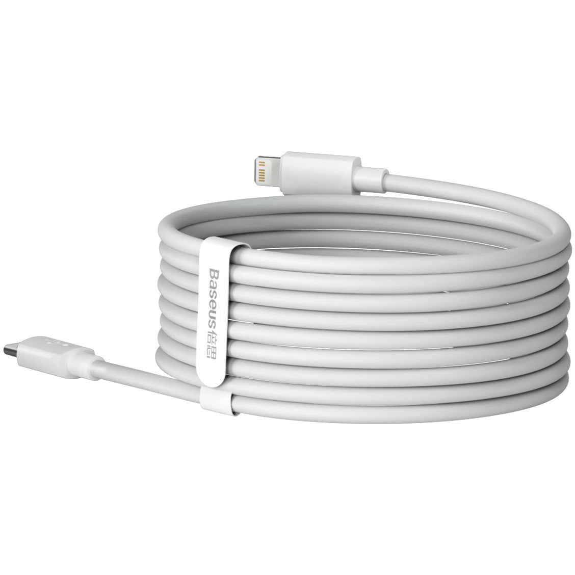 Kabel za Prijenos Podataka i Punjenje USB-C - Lightning Baseus Simple Wisdom, 20W, 1.5m, Set 2 komada, Bijeli
