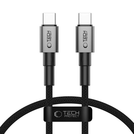 Kabel za podatke i punjenje USB-C - USB-C Tech-Protect Ultraboost DNA, 60W, 0.5m, Sivi
